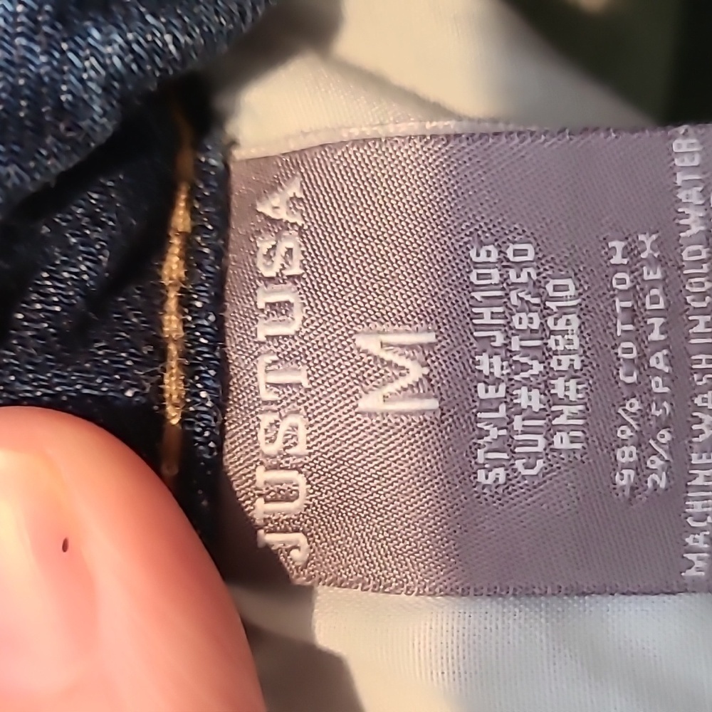 JUST USA distressed Jean Shorts | Size Medium​ - Picture 4 of 4